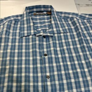 Blue Checkered Men's Shirt